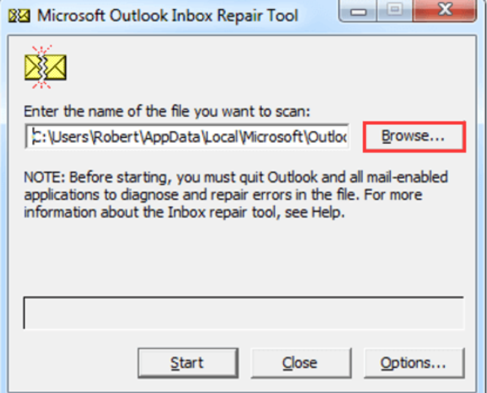 Repair Outlook Data File